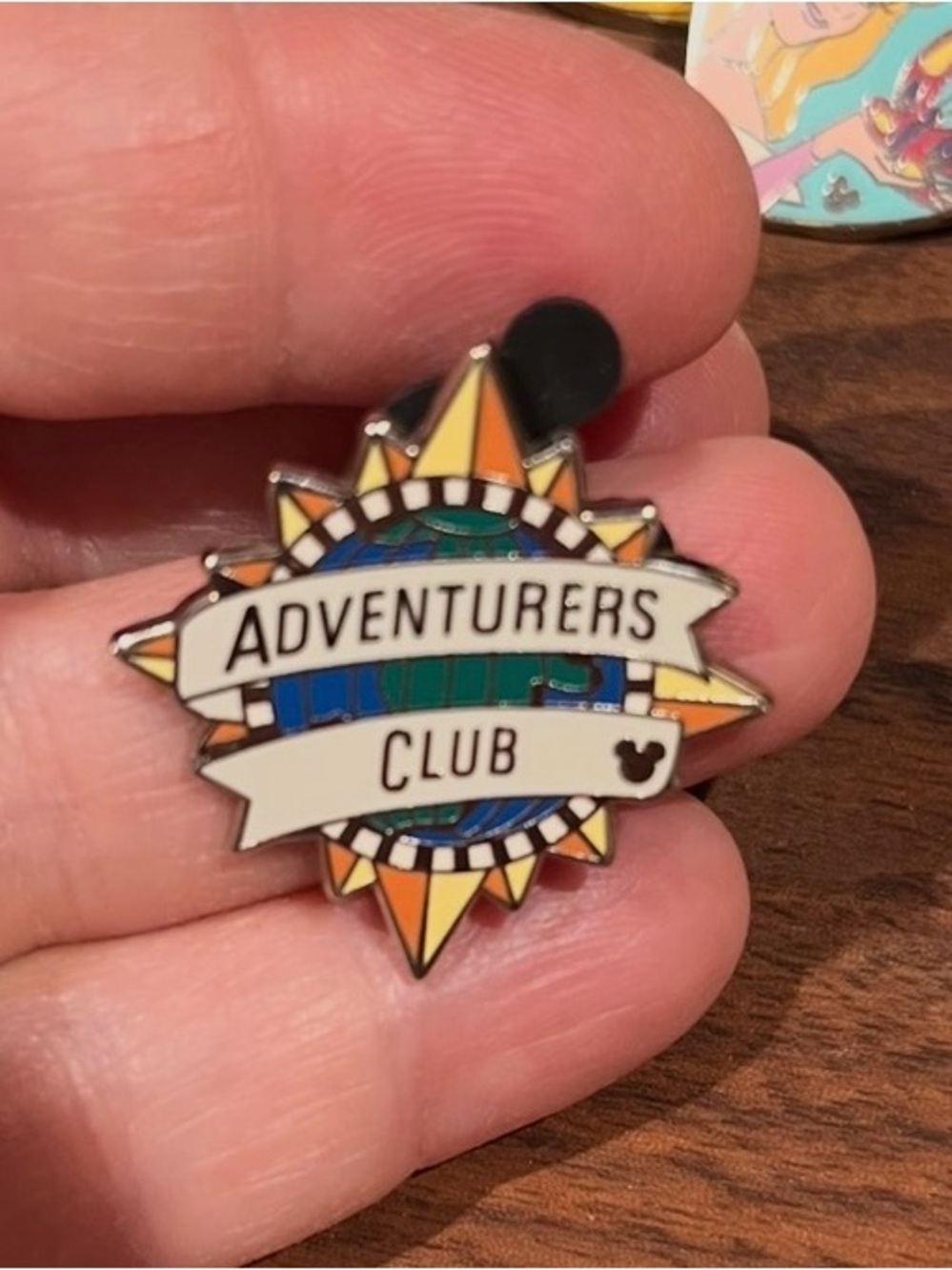 Disney Hidden Mickey Adventurers Club Retro Icon Pin 2011